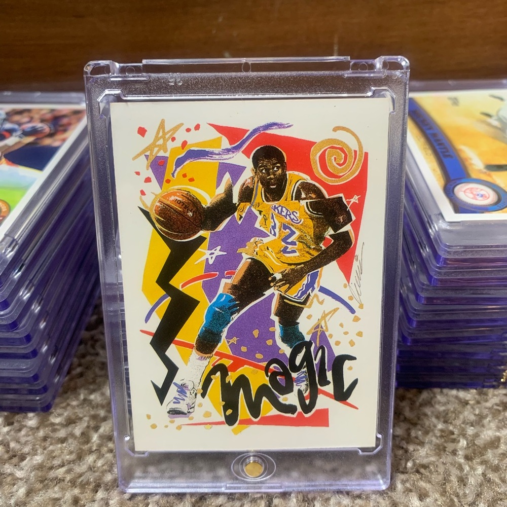 Magic Johnson 1990 Basketball Card